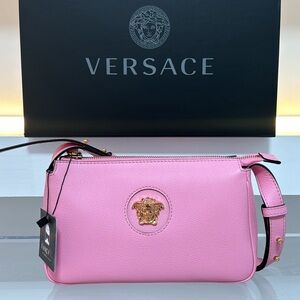 Versace pink shoulder bag